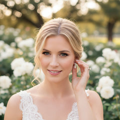 CUBIC ZIRCONIA COLLECTION - TIMELESS ELEGANCE EARRINGS - CZER429