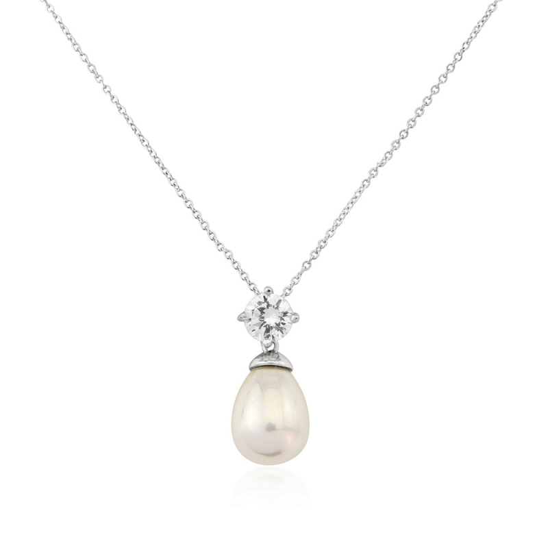 CUBIC ZIRCONIA COLLECTION - TIMELESS ELEGANCE NECKLACE - CZNK74