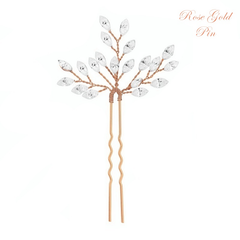 ATHENA COLLECTION - CRYSTAL CHIC HAIR PIN - PIN27 ROSE GOLD