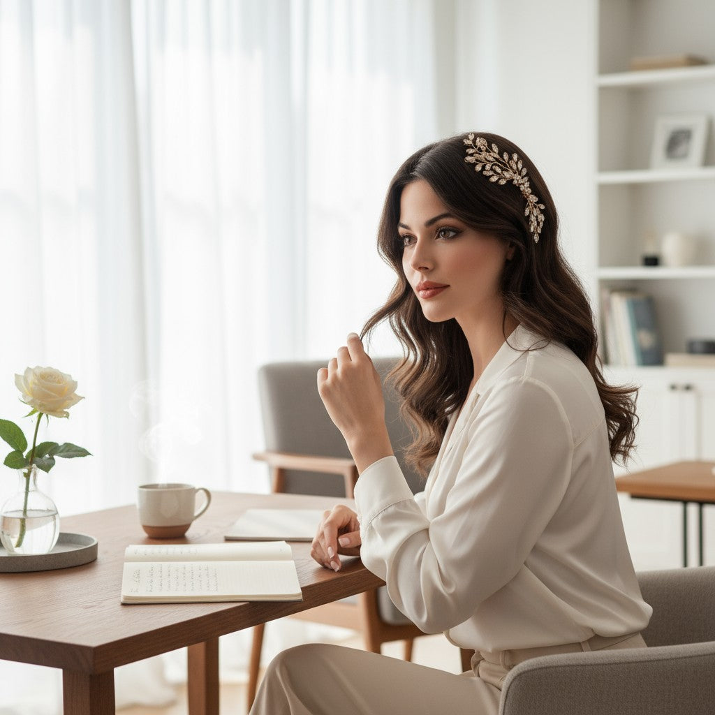 ATHENA COLLECTION - ELEGANCE HAIRCOMB - (HC155) SILVER