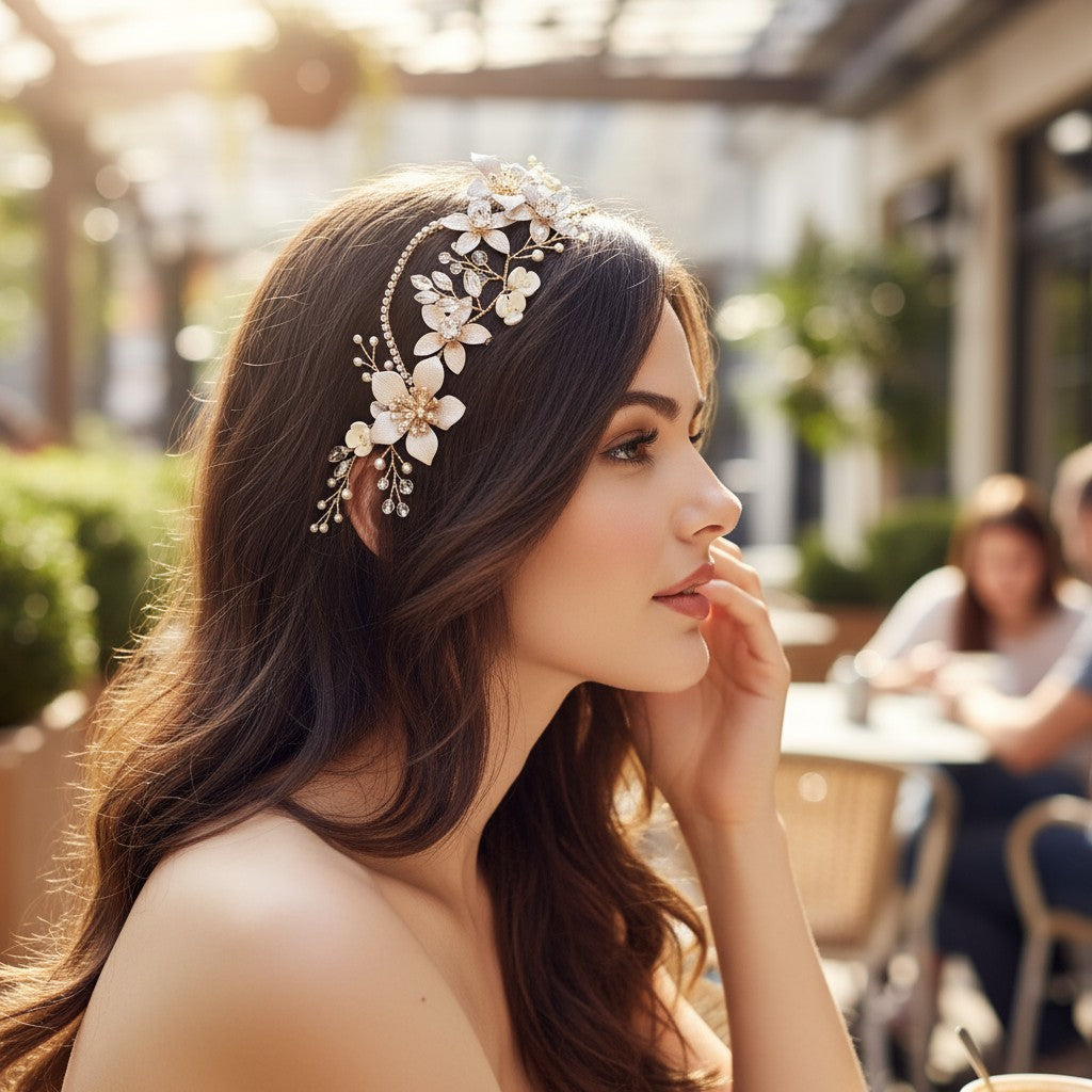 ATHENA COLLECTION -EXQUISITE ROMANCE VINE - BLUSH PINK (HP147)