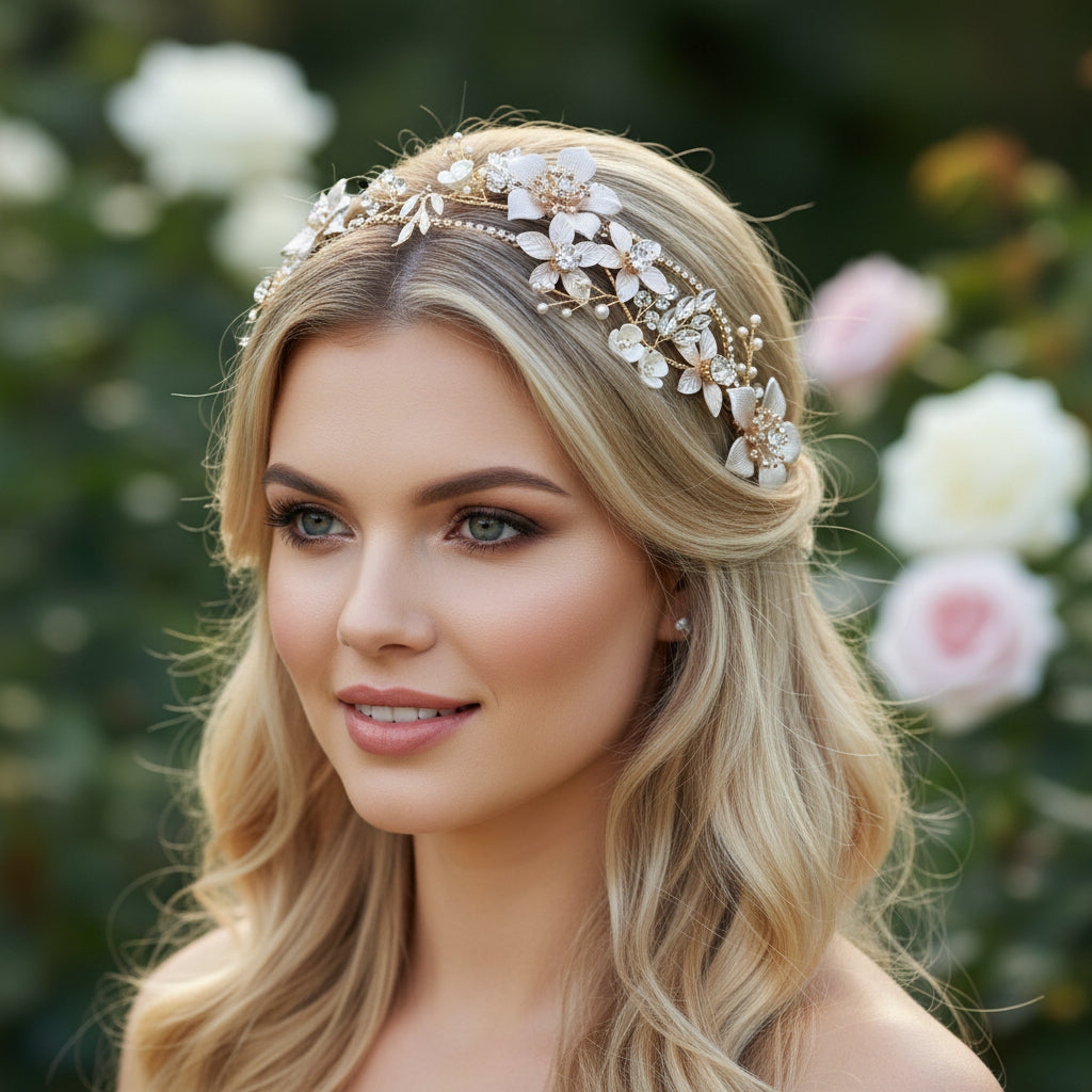 ATHENA COLLECTION -EXQUISITE ROMANCE VINE - BLUSH PINK (HP147)