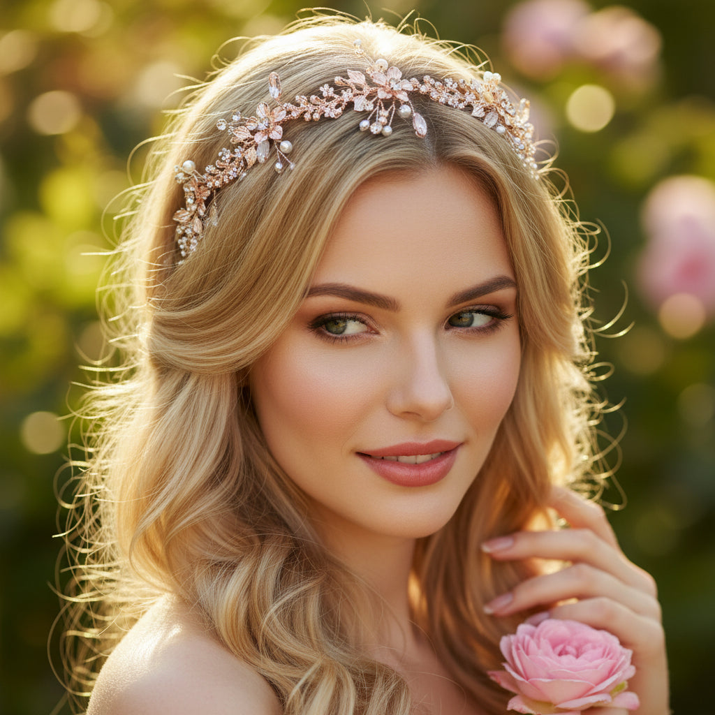 ATHENA COLLECTION - ENCHANTING BLUSH PINK VINE - (HP148)