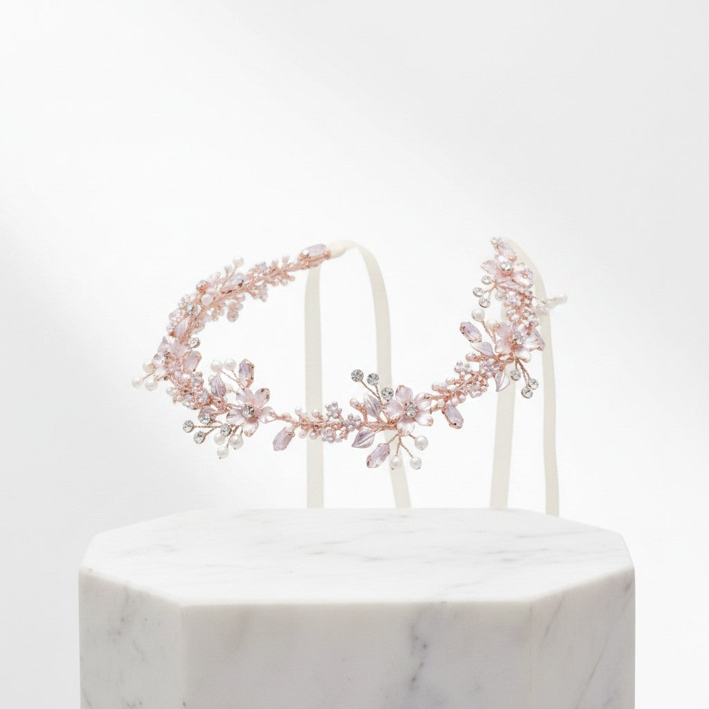 ATHENA COLLECTION - ENCHANTING BLUSH PINK VINE - (HP148)