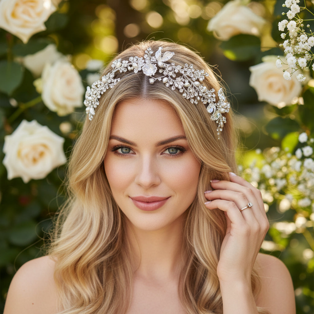 ATHENA COLLECTION - ENCHANTING VINTAGE VINE - SILVER (HP149)