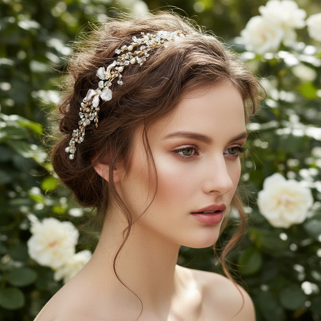 ATHENA COLLECTION - ENCHANTING VINTAGE VINE - BLUSHPINK/GOLD (HP149)