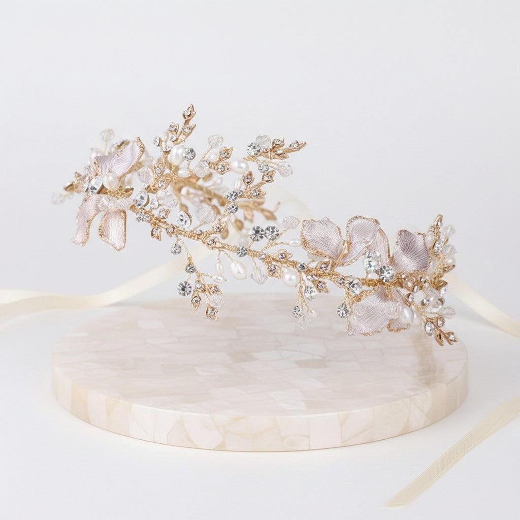 ATHENA COLLECTION - ENCHANTING VINTAGE VINE - BLUSHPINK/GOLD (HP149)