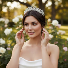 SASSB COLLECTION - JEWEL TIARA 18 SILVER