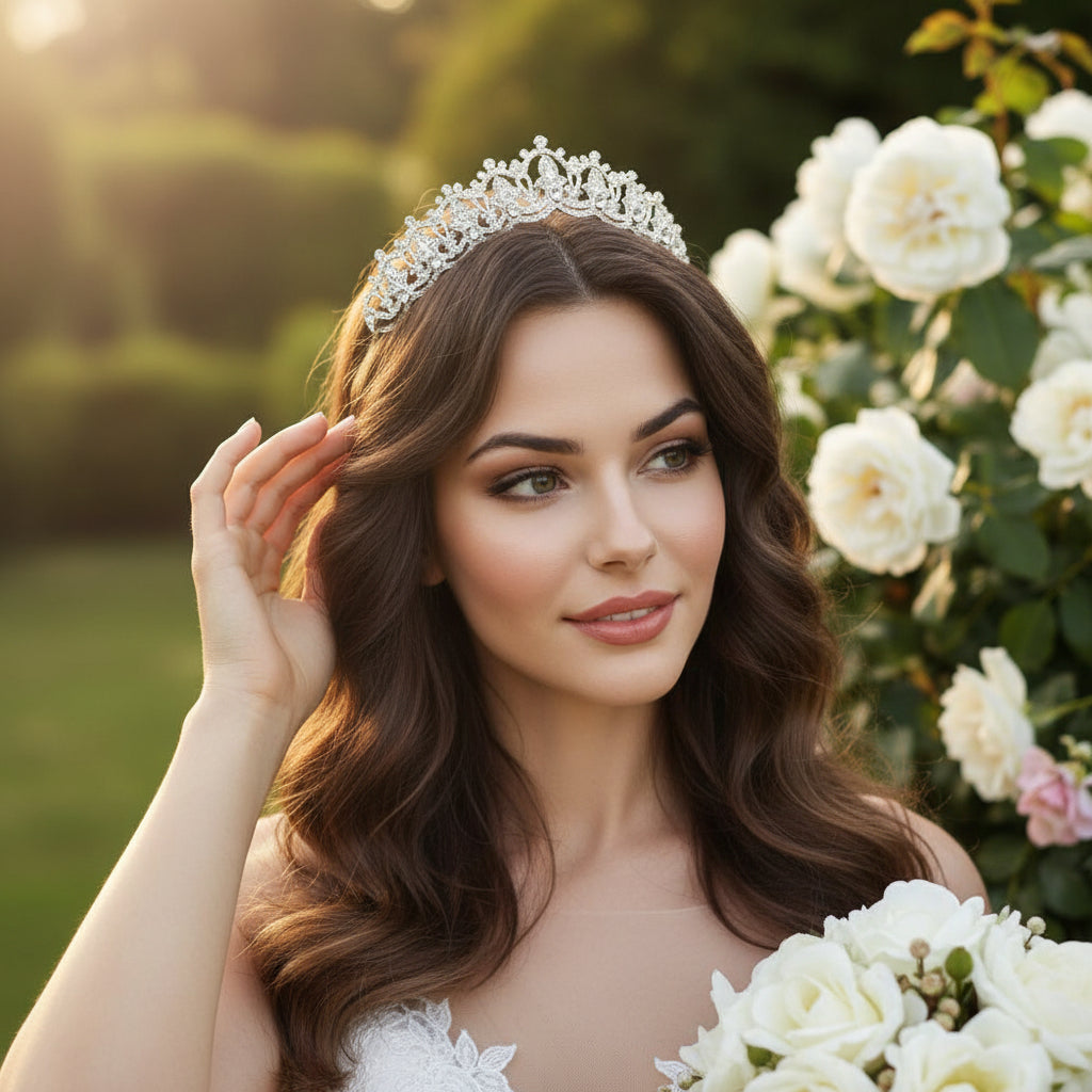 SASSB COLLECTION - JEWEL TIARA 18 SILVER