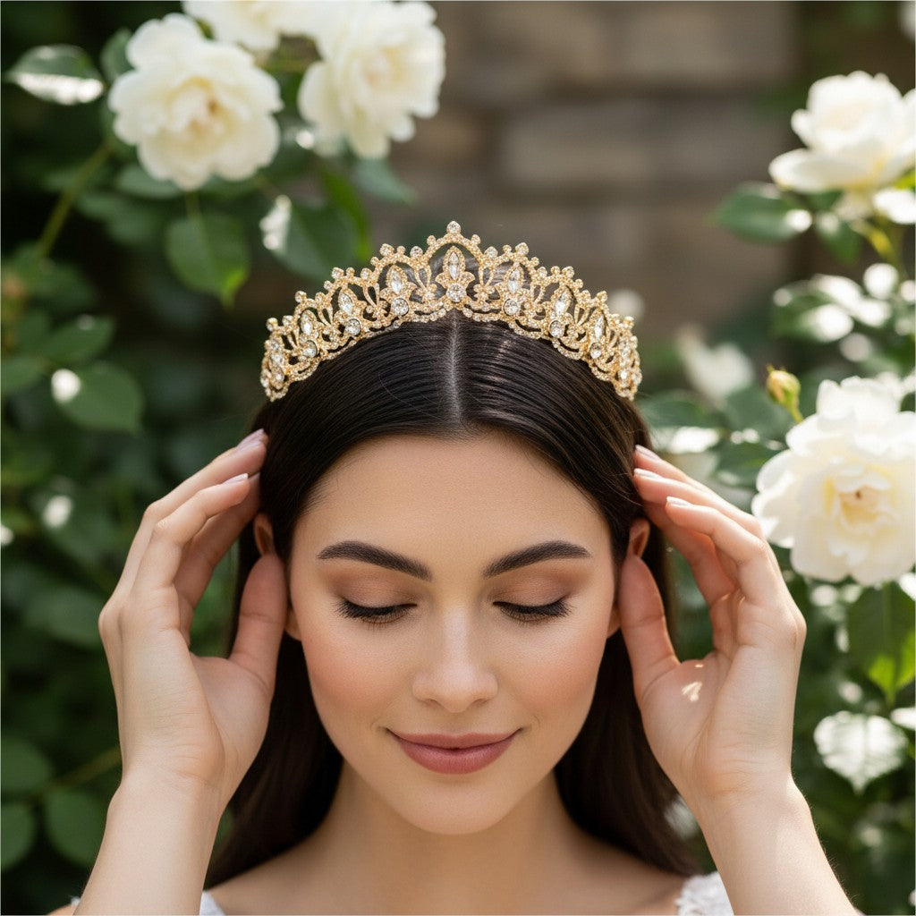 SASSB COLLECTION - JEWEL TIARA 18 -14K GOLD