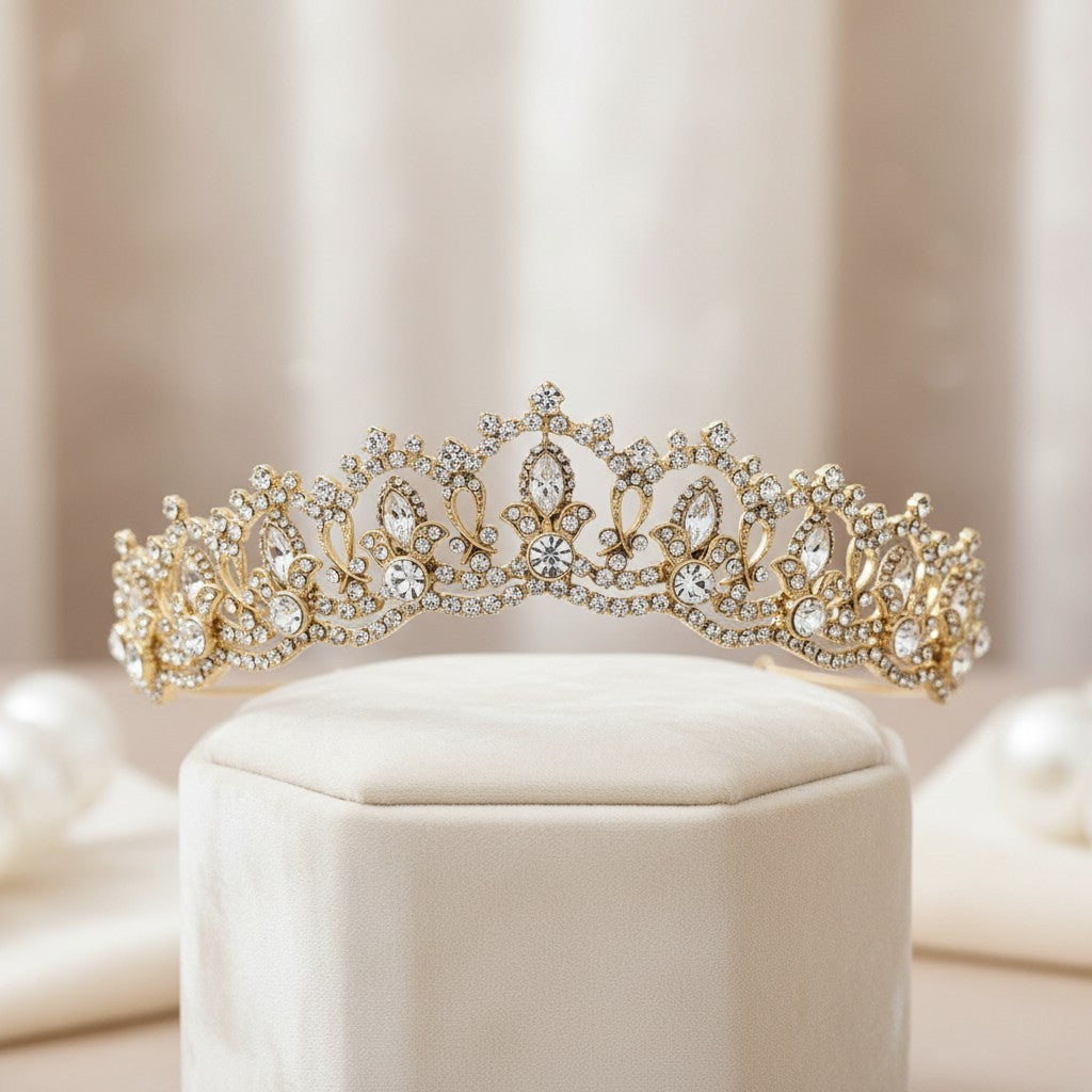 SASSB COLLECTION - JEWEL TIARA 18 -14K GOLD
