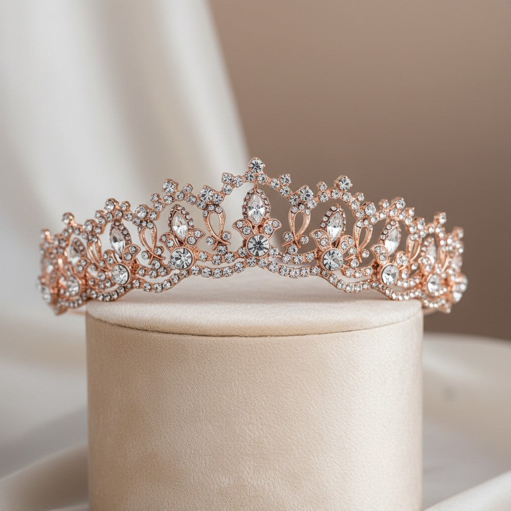SASSB COLLECTION - JEWEL TIARA 18 - ROSE GOLD