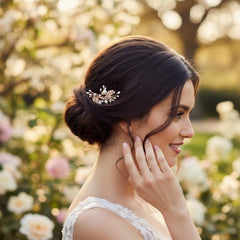 SASSB COLLECTION - VINTAGE CHIC HAIR CLIP - HC30 ROSE GOLD