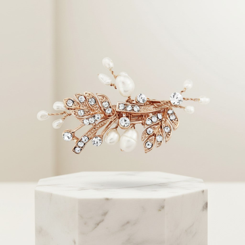 SASSB COLLECTION - VINTAGE CHIC HAIR CLIP - HC30 ROSE GOLD