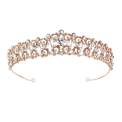 SASSB COLLECTION - CHRISTABEL LUXE TIARA 17- ROSE GOLD