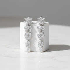 CUBIC ZIRCONIA COLLECTION - STARLET TREASURE EARRINGS - CZER432