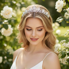 SASSB COLLECTION - ARABELLA COUTURE- TIARA 14 - SILVER