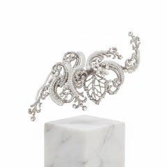 SASSB COLLECTION - VINTAGE EXTRAVAGANCE HEADPIECE HC33 - SILVER