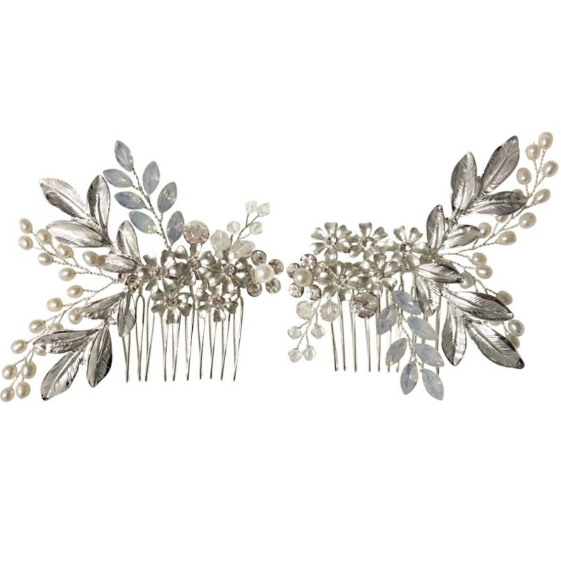 ATHENA COLLECTION - PAIR OF VINTAGE INSPIRED COMBS - HC159