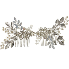 ATHENA COLLECTION - PAIR OF VINTAGE INSPIRED COMBS - HC159