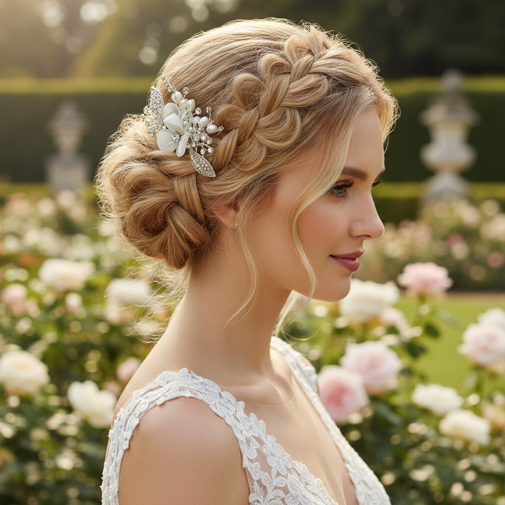 ATHENA COLLECTION - VINTAGE CHIC HAIR PIN - PIN 35 SILVER