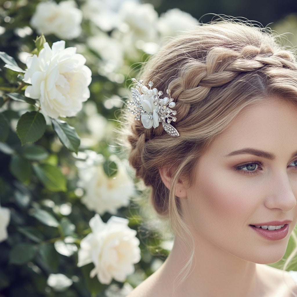 ATHENA COLLECTION - VINTAGE CHIC HAIR PIN - PIN 35 SILVER