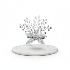 ATHENA COLLECTION - CHIC PEARL HAIR CLIP - CLIP 736 SILVER
