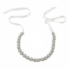 ATHENA COLLECTION - EXQUISTE CRYSTAL HAIR VINE - HP150 SILVER