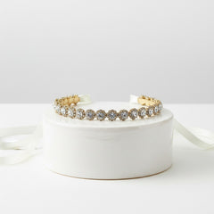 ATHENA COLLECTION - EXQUISTE CRYSTAL HAIR VINE - HP150 GOLD