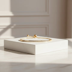 CZ COLLECTION - CRYSTAL ELEGANCE BRACELET - CZBRA30 GOLD