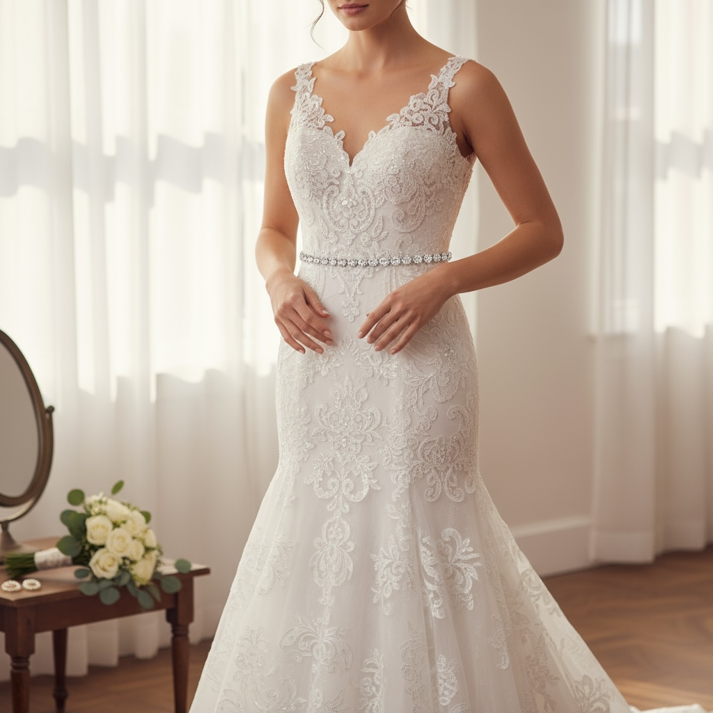 ATHENA COLLECTION -  CRYSTAL TREASURE BRIDAL BELT 21