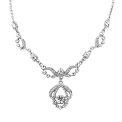 Crystal Bridal Necklace - Clear (Nk195)