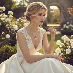 Crystal Bridal Necklace - Clear (Nk195)