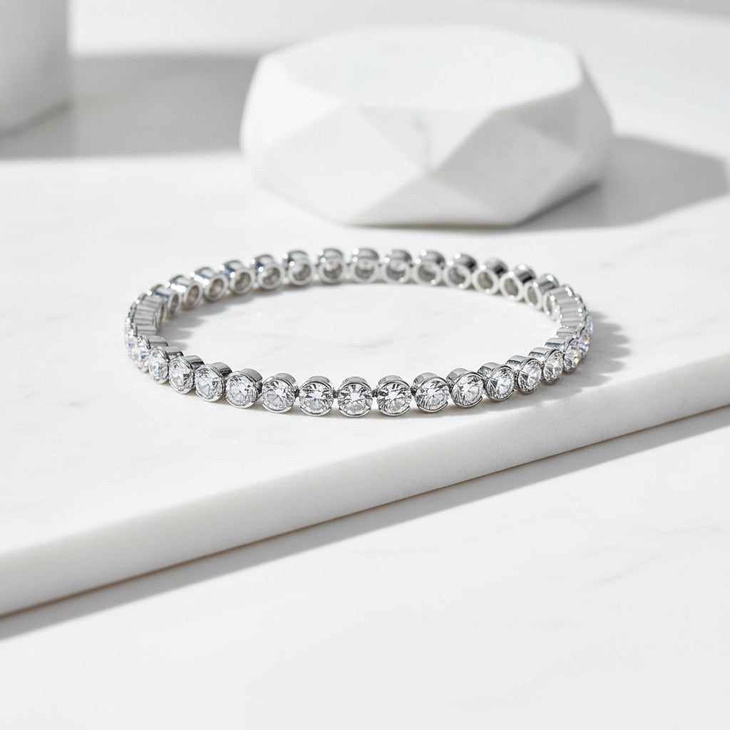 CUBIC ZIRCONIA COLLECTION - CLASSIC TENNIS BRACELET CZBRA31