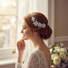 ATHENA COLLECTION - FLORAL ROMANCE EXQUISITE HAIR VINE - (HP153) GOLD