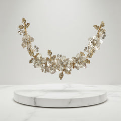 ATHENA COLLECTION - FLORAL ROMANCE EXQUISITE HAIR VINE - (HP153) GOLD