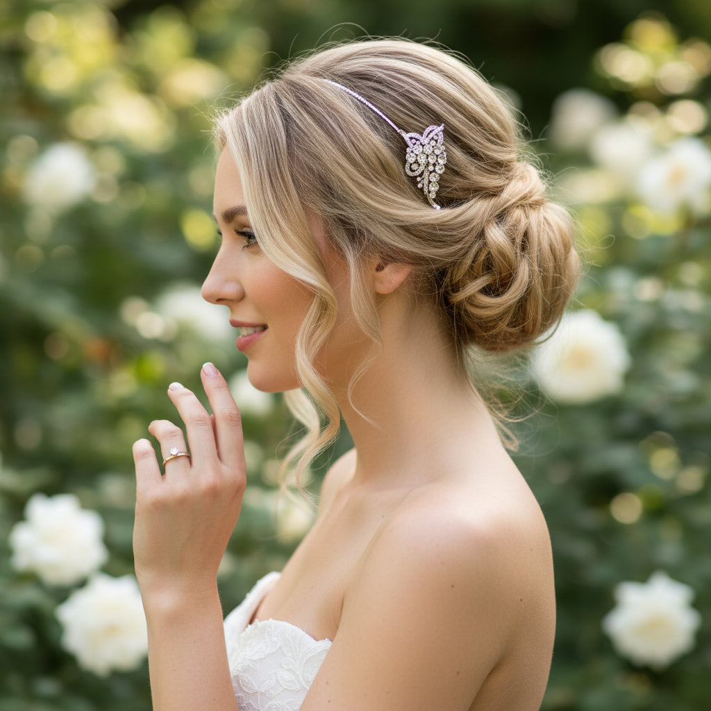 ELITE COLLECTION - Vintage Inspired Hair Pin - Clear (Pin 3)