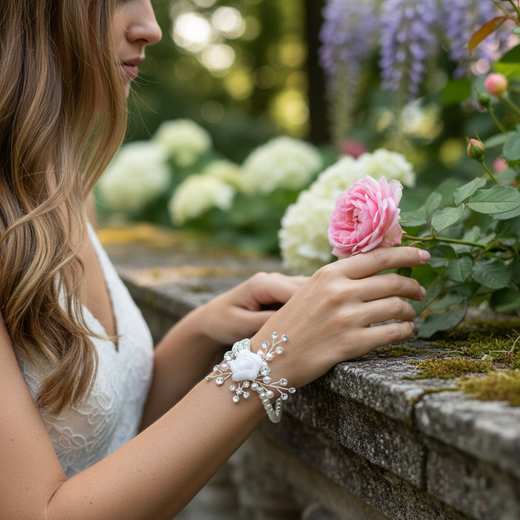 SASSB COLLECTION -CLARA PEARL  BRACELET - BR19