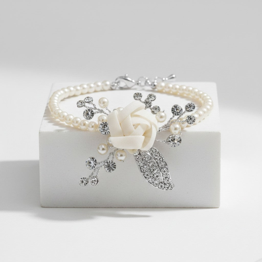 SASSB COLLECTION -CLARA PEARL  BRACELET - BR19