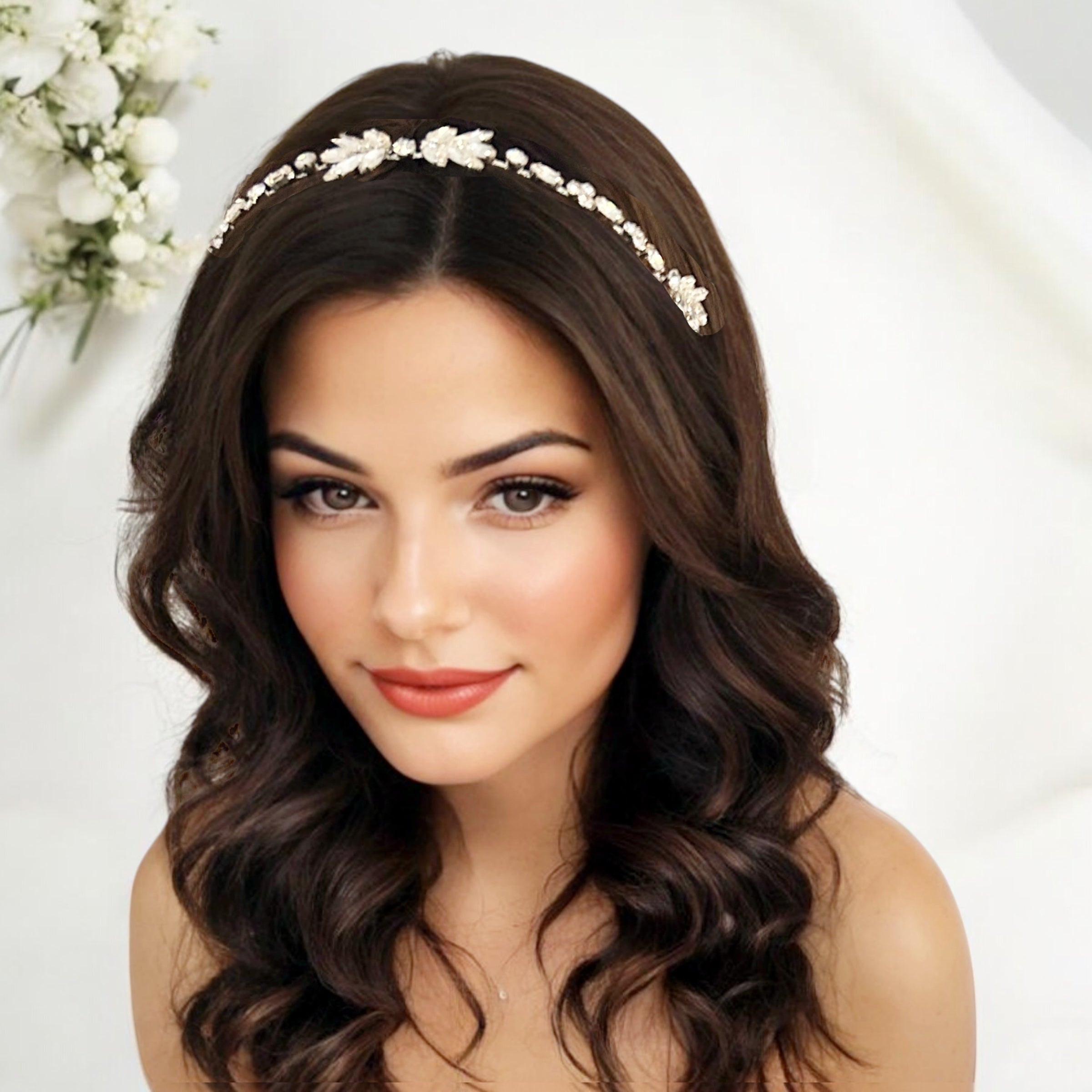 ATHENA COLLECTION - DAINTY CRYSTAL VINE - HC181 ROSE GOLD