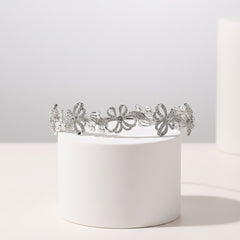ATHENA COLLECTION - CHIC CRYSTAL TREASURE HEADBAND AHB-2 SILVER