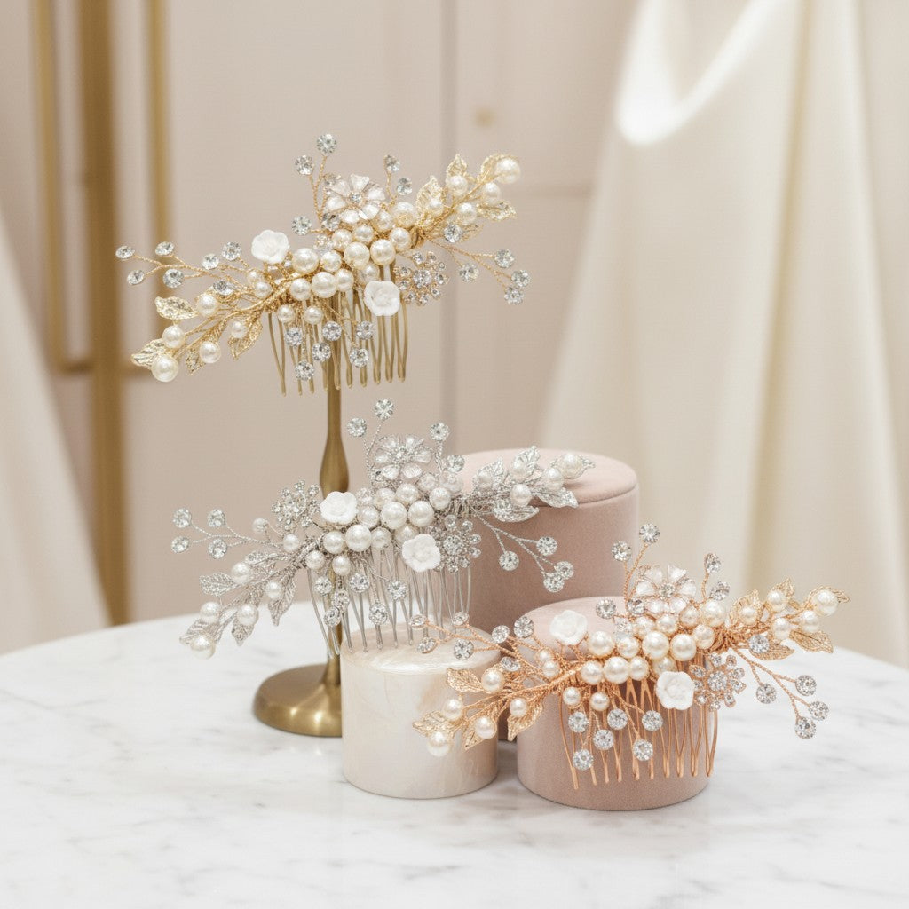 ATHENA COLLECTION - ETERNALLY PEARL HAIR COMB COLLECTION
