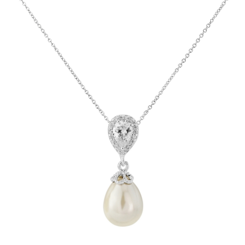 CUBIC ZIRCONIA COLLECTION - PRECIOUS SHIMMER NECKLACE - CZNK84