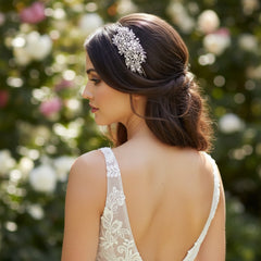 ELITE COLLECTION - Classic Extravagance Crystal Headband - Clear (HB362)