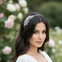 ELITE COLLECTION - Classic Extravagance Crystal Headband - Clear (HB362)