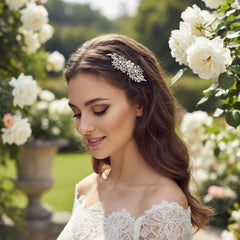 ELITE COLLECTION - Classic Extravagance Pearl Hair comb - Pearls (HCa)