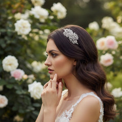 ELITE COLLECTION - Classic Extravagance Hair comb - Crystal (HCb)