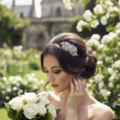ELITE COLLECTION - Classic Extravagance Hair comb - Crystal (HCb)