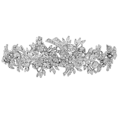 ELITE COLLECTION - Luxe Crystal Shimmer Tiara - Clear (Tiara 9)