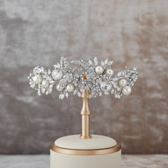 ELITE COLLECTION - Luxe Enchanting Pearl Tiara - Pearl (Tiara 10)